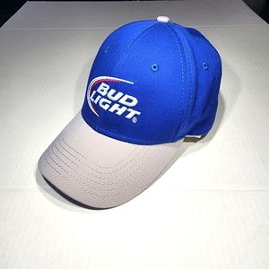 Budlight snapback hat blue & grey